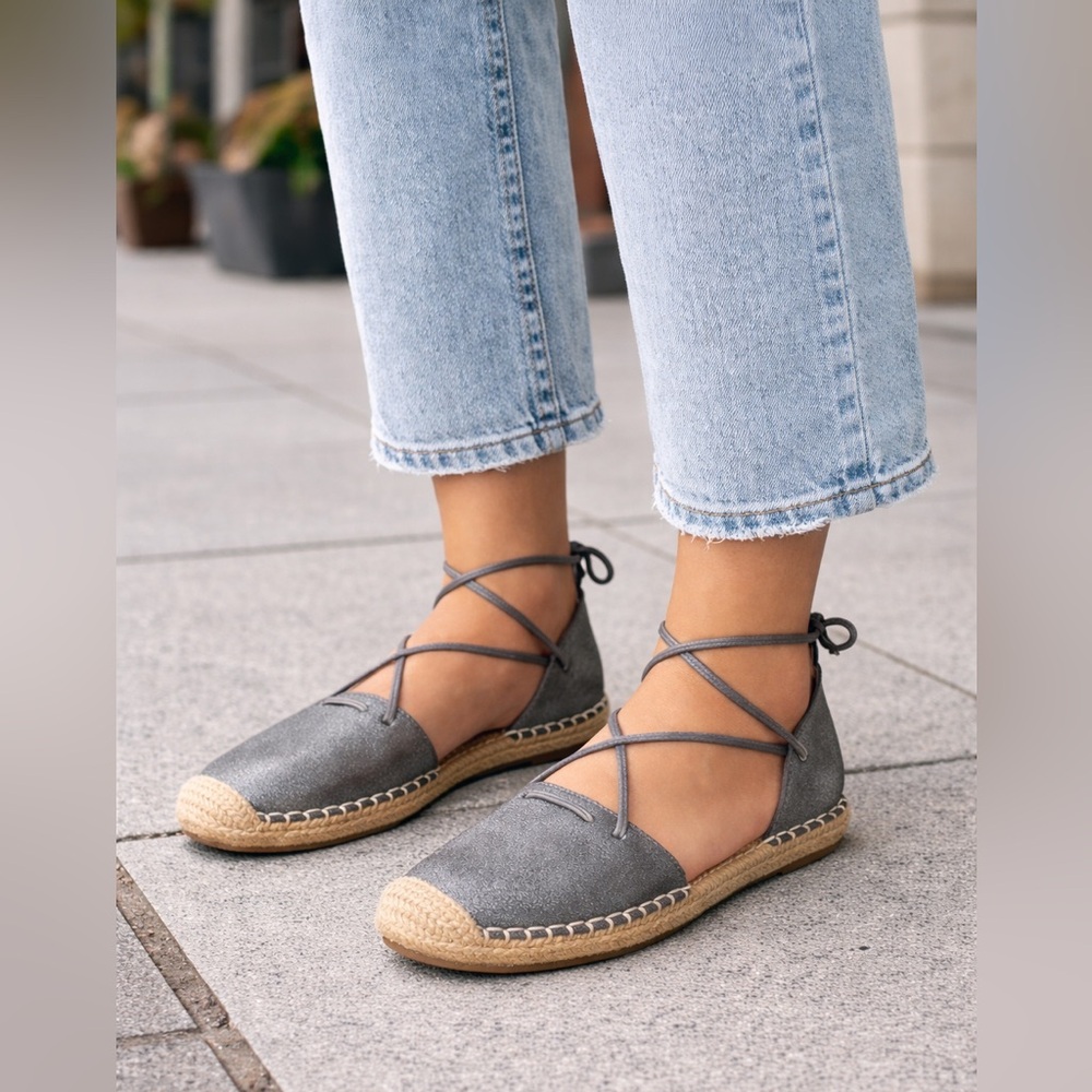 eileen fisher lee metallic espadrilles vacation cottage core